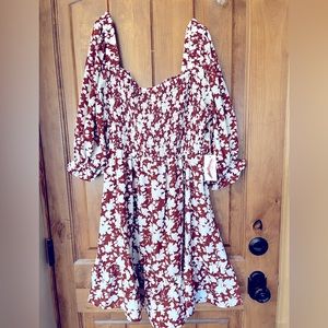 Jessica Simpson short dress w/ smocking size L